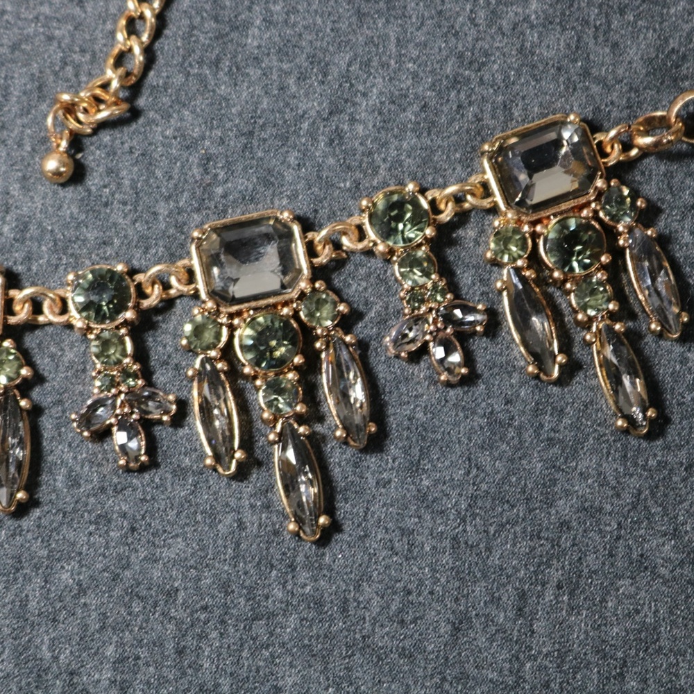 Iman Rhinestone Statement Necklace - image 8